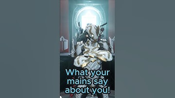 What your mains say about you! #warframe1999 #warframepc #warframecommunity