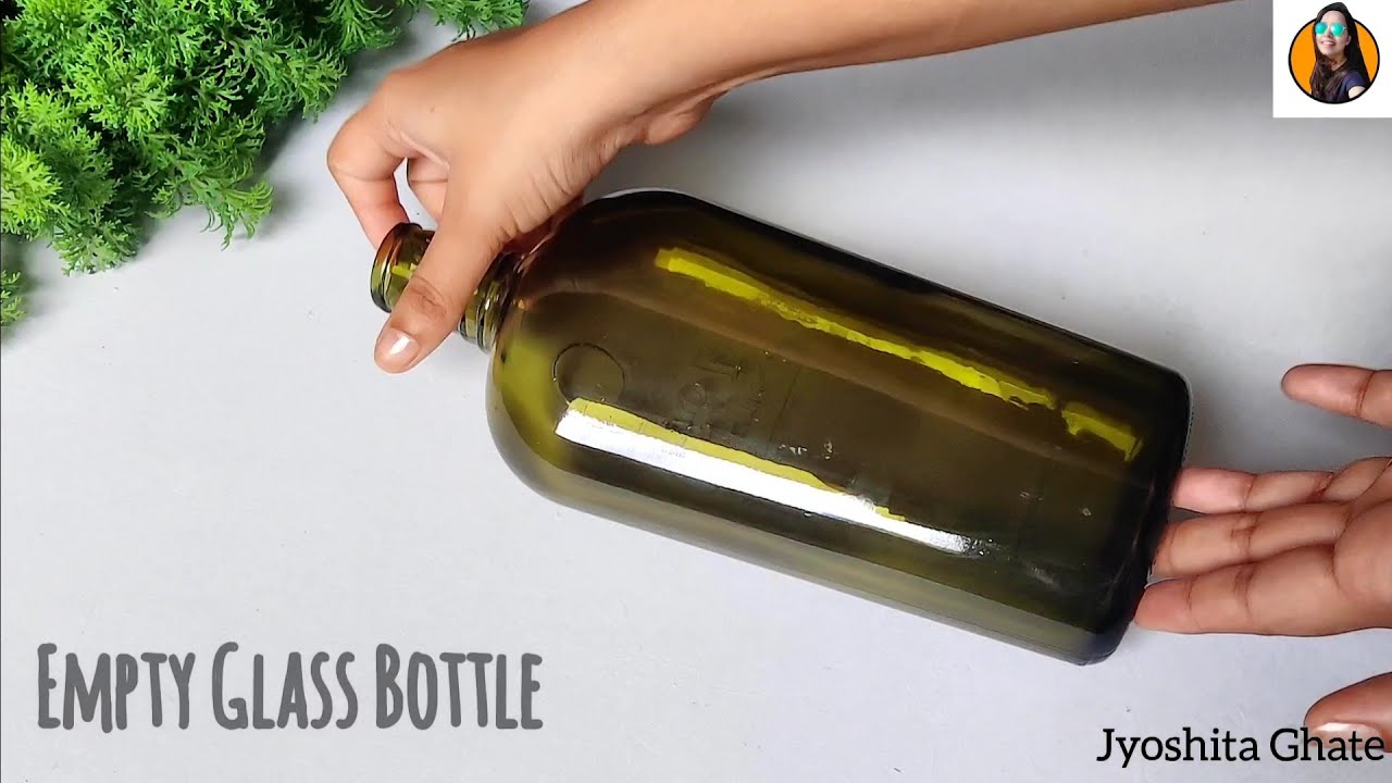 DIY How to Trace the Image on Glass Bottle Money Heist Bottle Art
