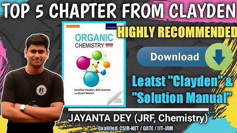 Top 5 Chapters From Clayden | Clayden Organic Chemistry | Clayden Review |