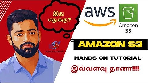 Amazon S3 Explained in Tamil🔥 [Part-01] | DevOps Tutorials for Beginners in Tamil #devops #aws