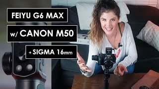 How to Balance the FeiyuTech G6 MAX GIMBAL- IN DEPTH w/ Canon M50