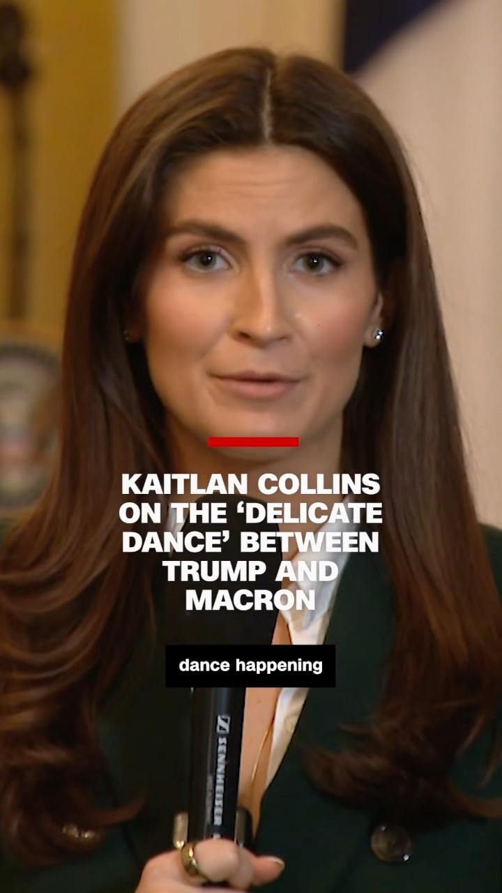 Kaitlan Collins on the 'delicate dance' between Trump and Macron