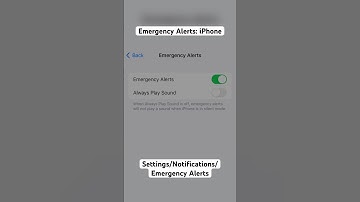 How to turn on emergency alerts for iPhone and Android #survival