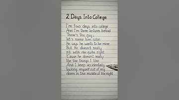 aimee carty 2 days into college lyrics