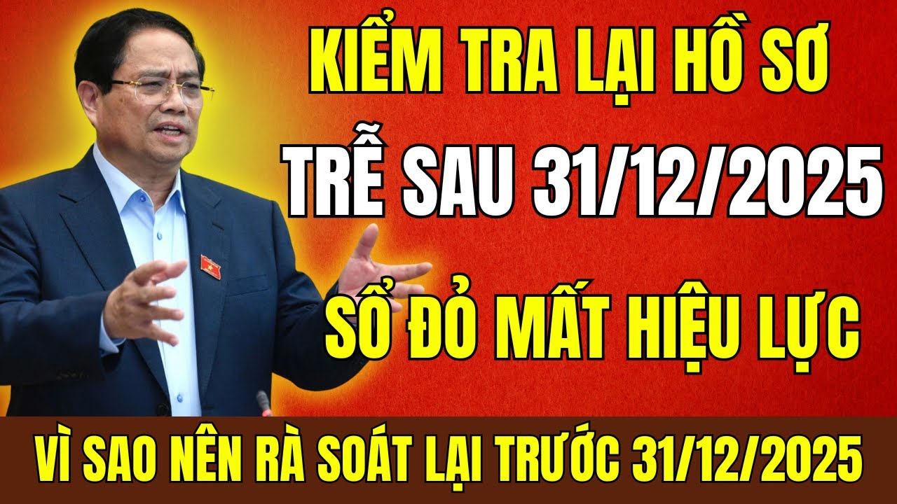Rà Soát Lại Toàn Bộ Hồ Sơ Đất Trước 31/12/2025? – Cảnh Báo Quan Trọng Cho Người Có Đất!