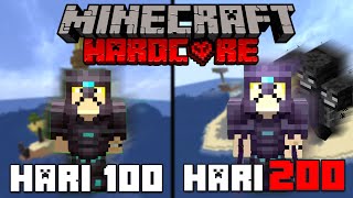 200 HARI Minecraft HARDCORE di Pulau Terpencil