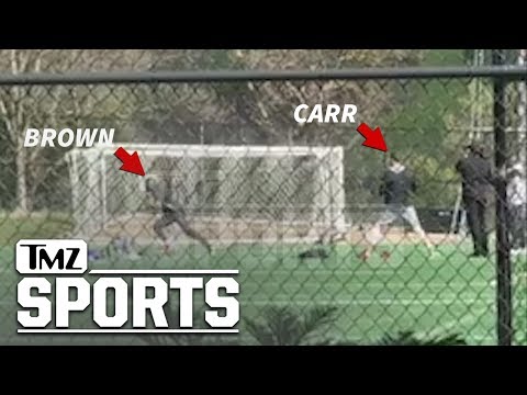 Antonio Brown Crushes First Raiders Workout With Derek Carr | TMZ Sports