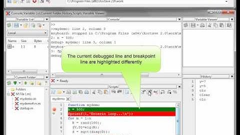 Debugging in Xoctave