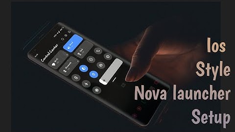 Ios modified Android homescreen setup (Nova launcher)