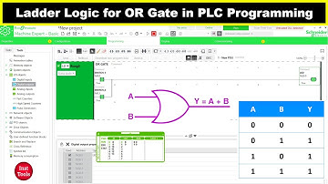 Ladder Logic for OR Gate in PLC Programming