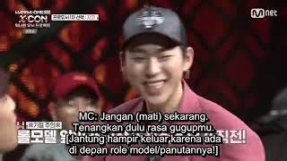 Wanna One X Con ep 2 park wojin gugup hampir pingsan