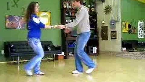 east coast swing, leader turns