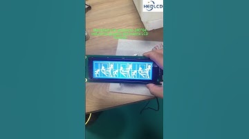 Manufacturer produces 24064 graphic dot matrix LCD module, blue. #electronic