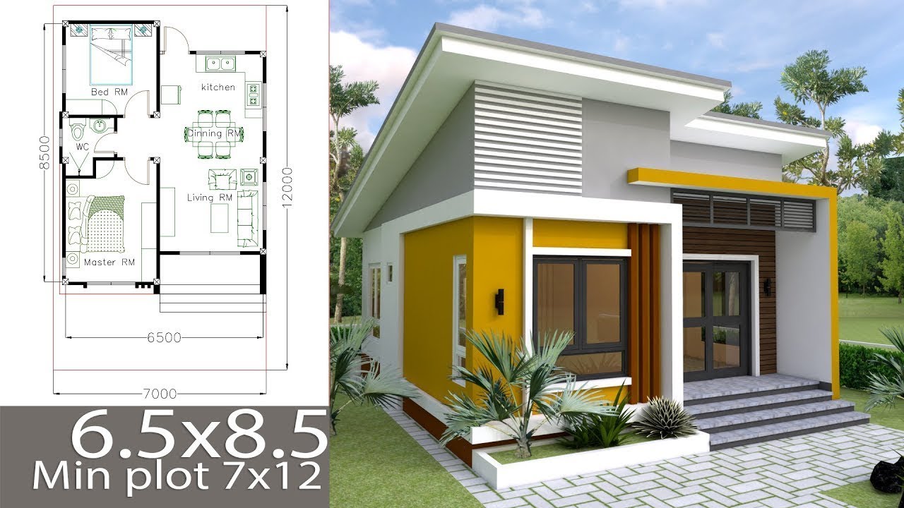 27+ Desain Rumah Modern Minimalis 2 Kamar | Inspirasi Gambar Denah