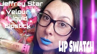 Jeffree Star Velour Liquid Lipstick Lip Swatches **18 Current Shades**