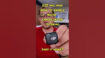 How To Enable DJI Mic Mini Noise Cancellation:  Does it Really Work? Testing With Loud A/C