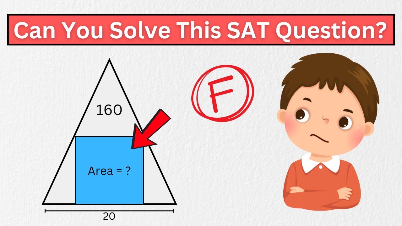 Only Sharp Minds Can Solve This Tricky SAT Geometry Question? - YouTube