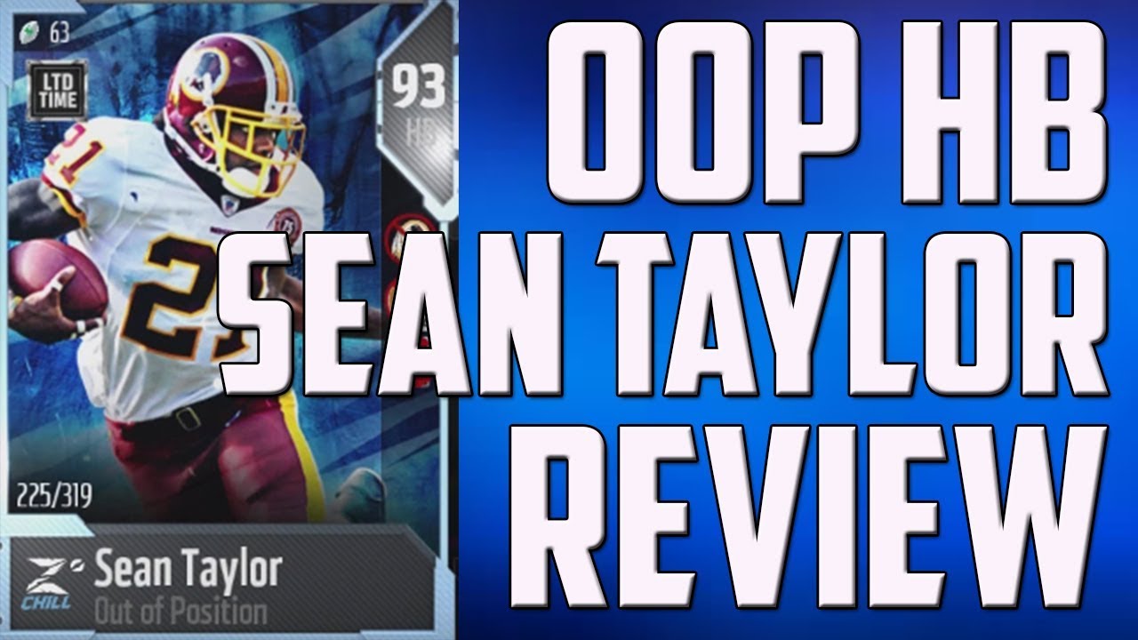 How Good is 93 Overall HB Sean Taylor? MUT 18 Player Review