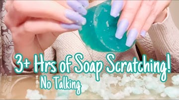 ASMR * 3+ Hrs Soap Scratching! * Tapping * Compilation * No Talking * ASMRVilla