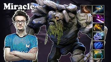 Miracle - Tiny Safelane | Dota 2 7.31c Gameplay