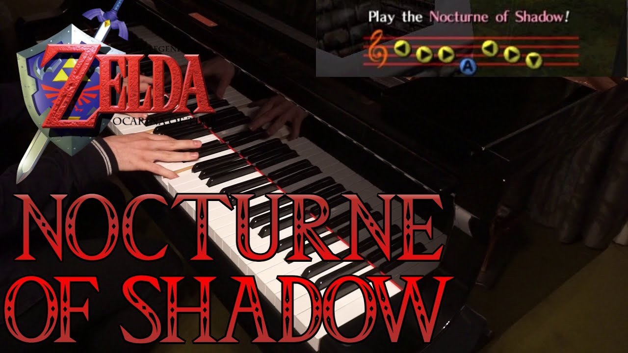 Nocturne of Shadow The Legend of Zelda Ocarina of Time (Piano) YouTube