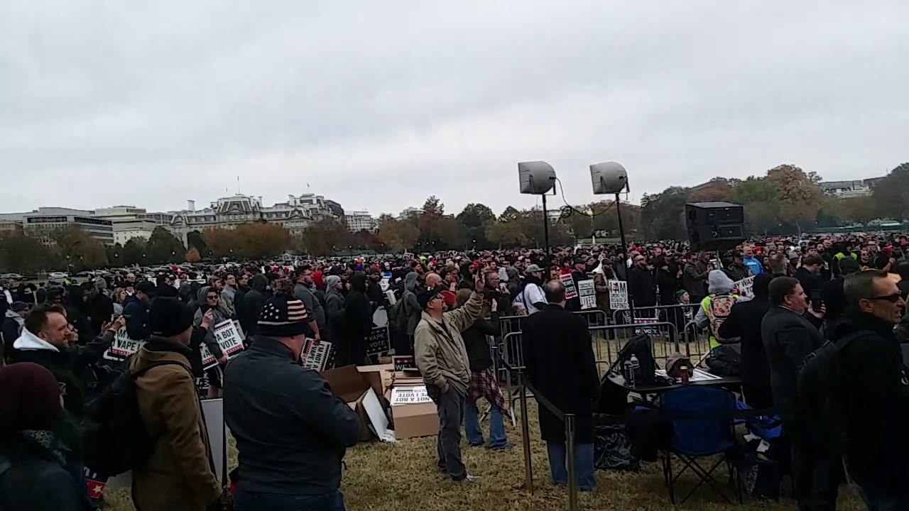 Consumer Vape Rally at the Ellipse Park in Washington, D.C. (November 9 ...