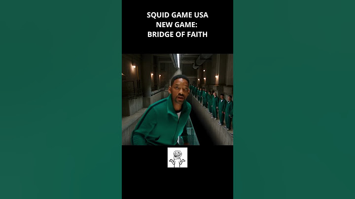 SQUID GAME USA NEW GAME BRIDGE OF FAITH