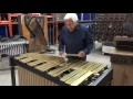 Emil richards tries out vibes at la percussion rentals