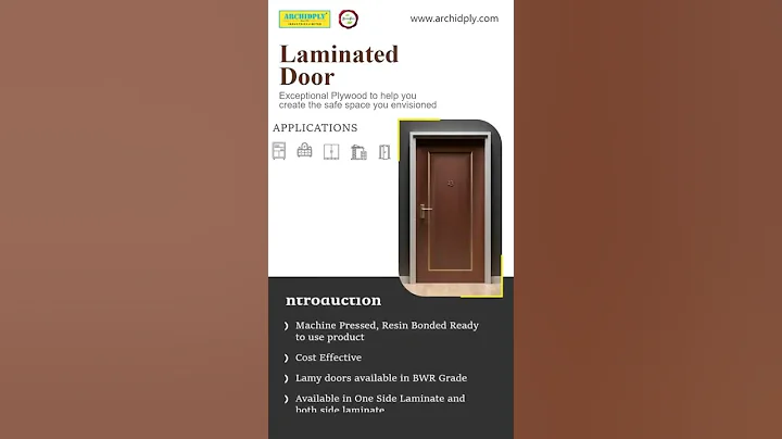 Laminated Doors by Archidply | Exceptional Plywood to help you create the safe space you envisioned