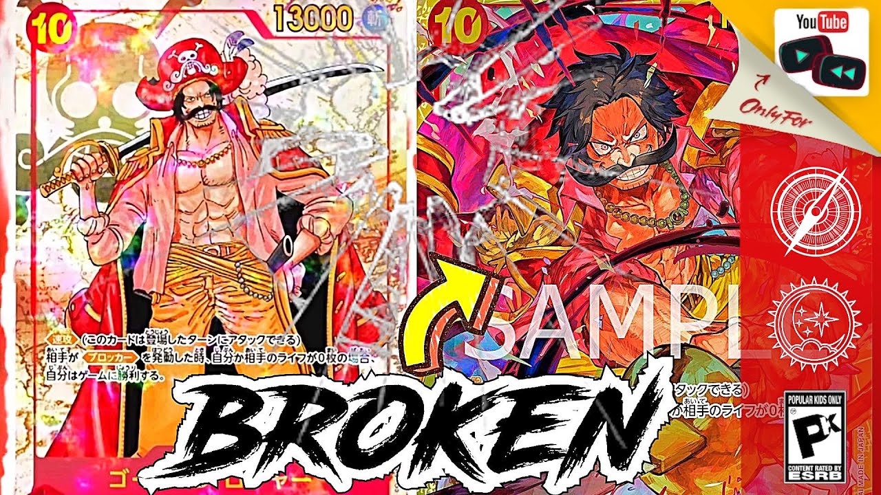 OP09 Gol D. Roger Will Be The Most BROKEN One Piece Card Ever | OP09 ONE PIECE CARD GAME OP09 Gol D. Roger Will Be The Most BROKEN One Piece Card Ever | OP09 ONE PIECE CARD GAME