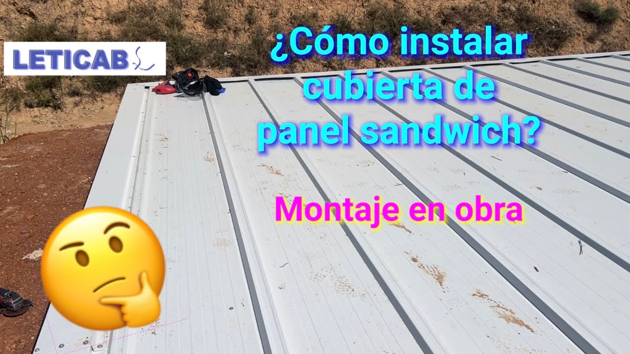 ¿Cómo instalar panel SANDWICH?🤔