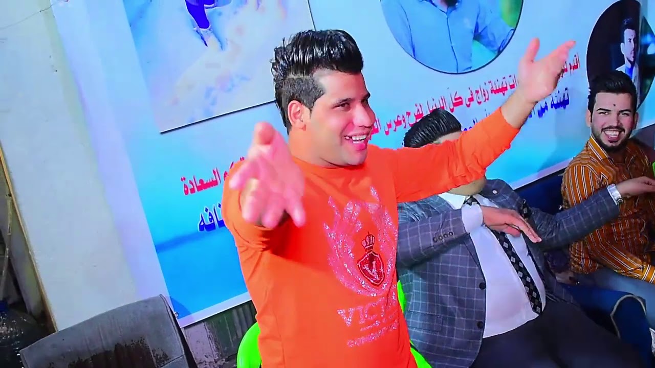 شوف جماعت العريس لعبو جولة بالركص العريس ذب لحم بالركص حفل زفاف سجاد الساعدي