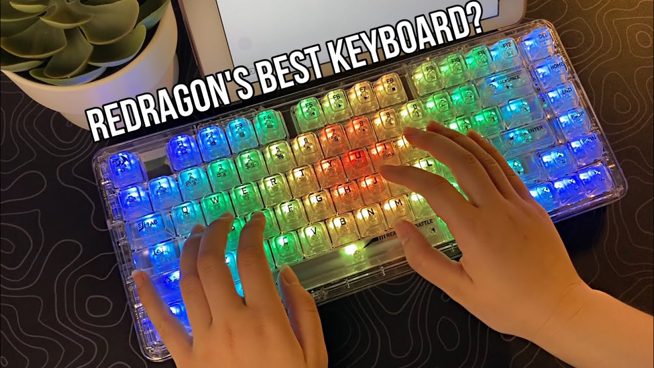 Redragon Elf Pro K649 Gasket Mount Keyboard Review - YouTube