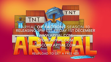 SERVER RESET ANNOUNCED!! | SOTW | Minecraft OP Factions CE | play.aryial.com