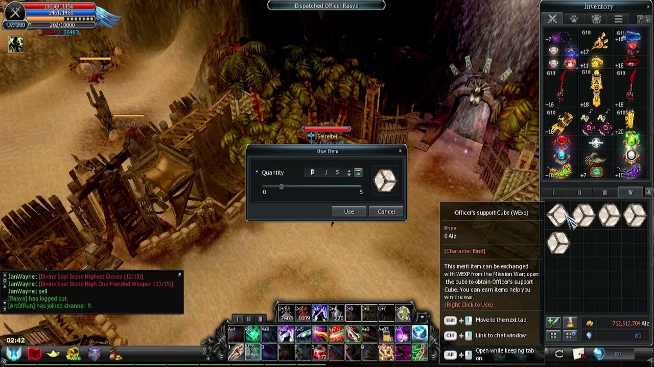 11 June 2022 Enxi (BL) - Opening Officer Cube WEXP (50x) - Cabal Online NA