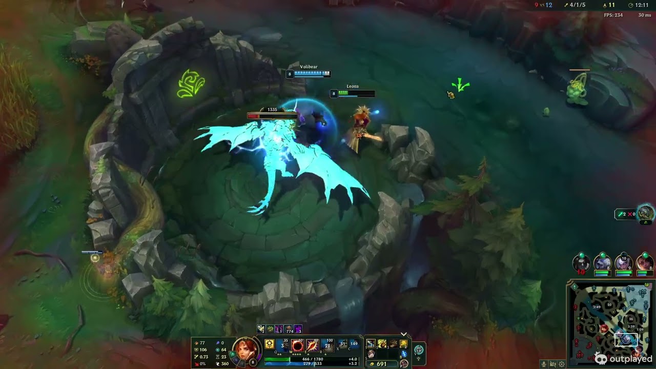 League of Legends Match 17 Supp Leona