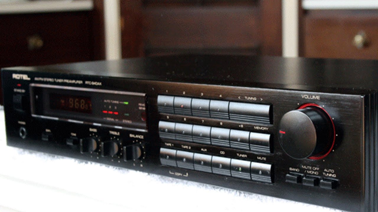 Tuner Rotel RT-935AX – Révisé, Garanti 1 An, Manque Bouton Power