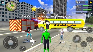 Spider Rope Hero Ninja Gangster Crime Vegas City - Fire Truck Fun - Android Gameplay #19 screenshot 1