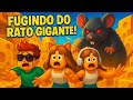 🐭💨 FUGIMOS DO RATO GIGANTE NO ROBLOX! 😱🧀 ELE TAVA MUITO RÁPIDO!
