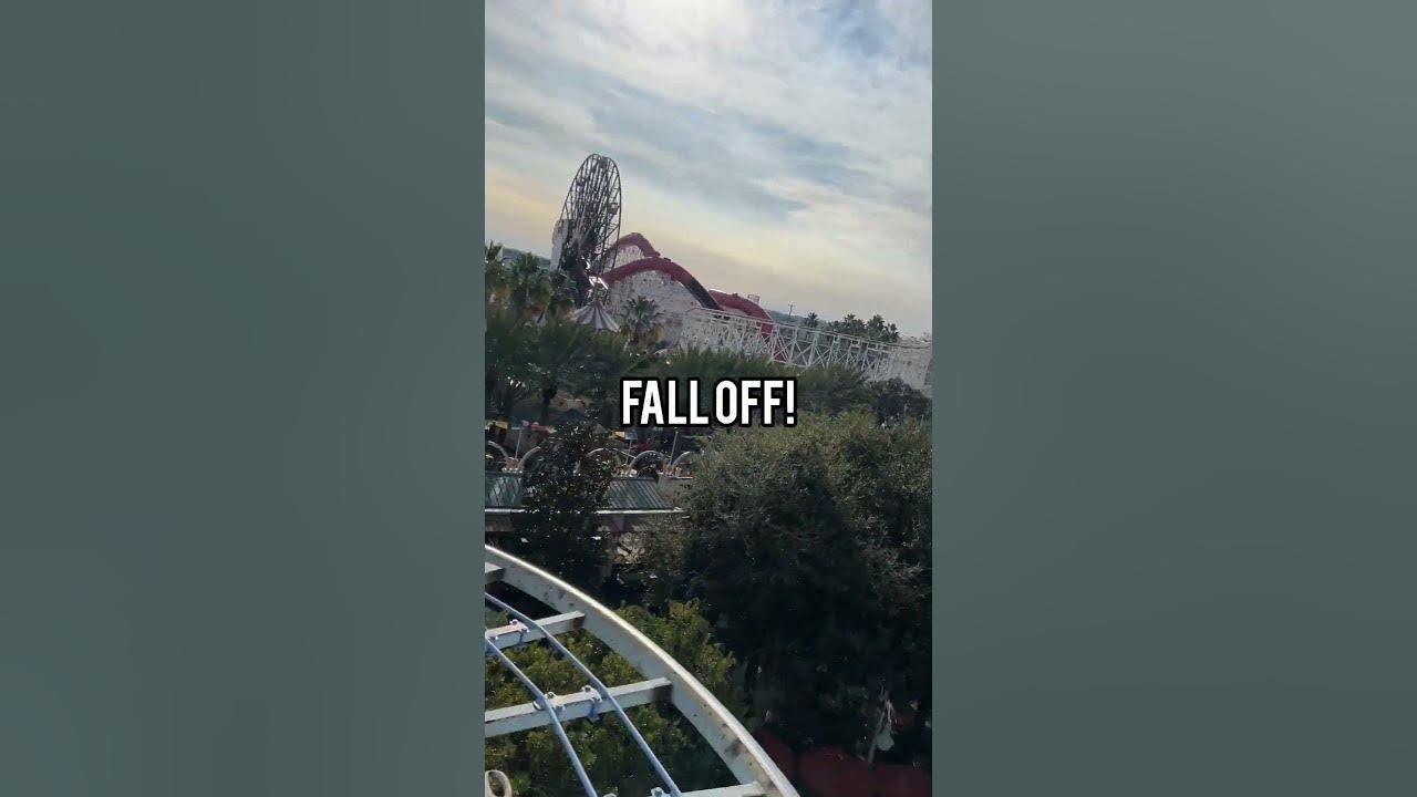 This is THE SCARIEST Ride at Disney California 😭😭 #rollercoaster #themepark #disneyland #shorts