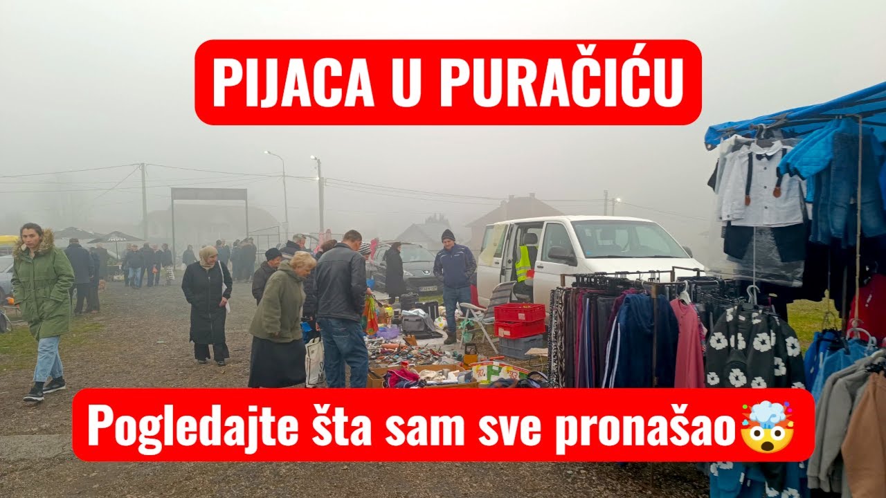 PIJACA U PURAČIĆU ! Pored poznatog vašara krije se NESTVARNA pijaca 🤯