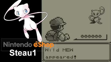 [Pokemon Red/3DS VC] Mew Glitch and Capture