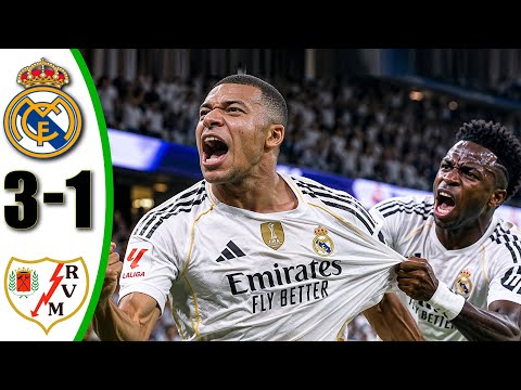 Real Madrid vs Rayo Vallecano <strong>3</strong>-<strong>1</strong> - All Goals &amp; Highlights - 2026