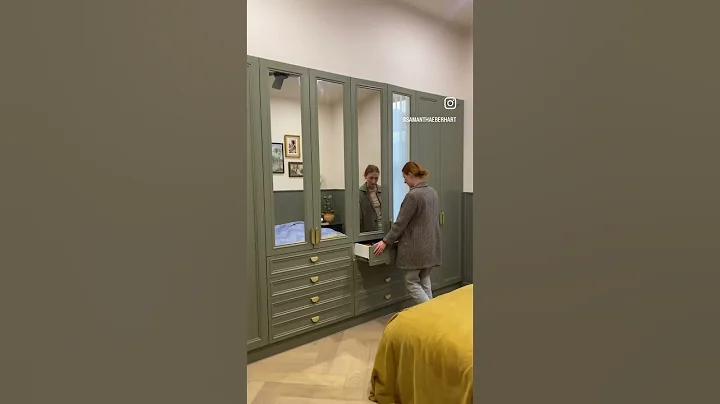 Loving this beautiful muddy green colour on our handmade cabinetry. #interiordesign #diy