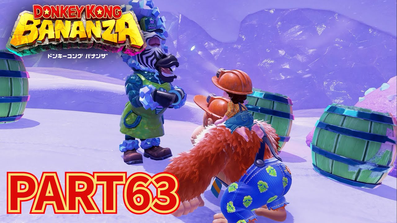 ポリーンと一緒に全部ブチ壊せ！！【ドンキーコング バナンザ実況part63】