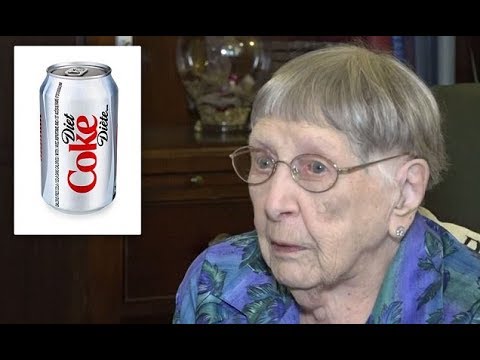 104 Year Old woman says Diet Coke is key to her long life