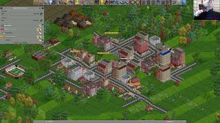 OpenTTD 12.2 Coop/MP 1st time tryin this SimCity Wannabe PC game online, on FridayFragfest wit