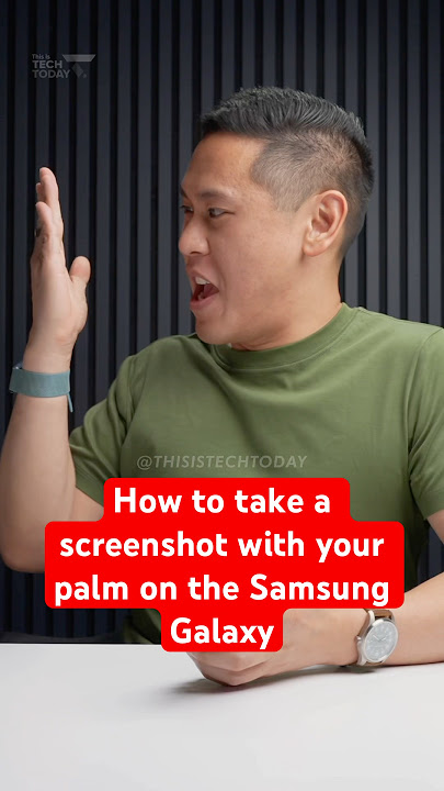 How to take a screenshot with your palm on the Samsung Galaxy S25 Ultra