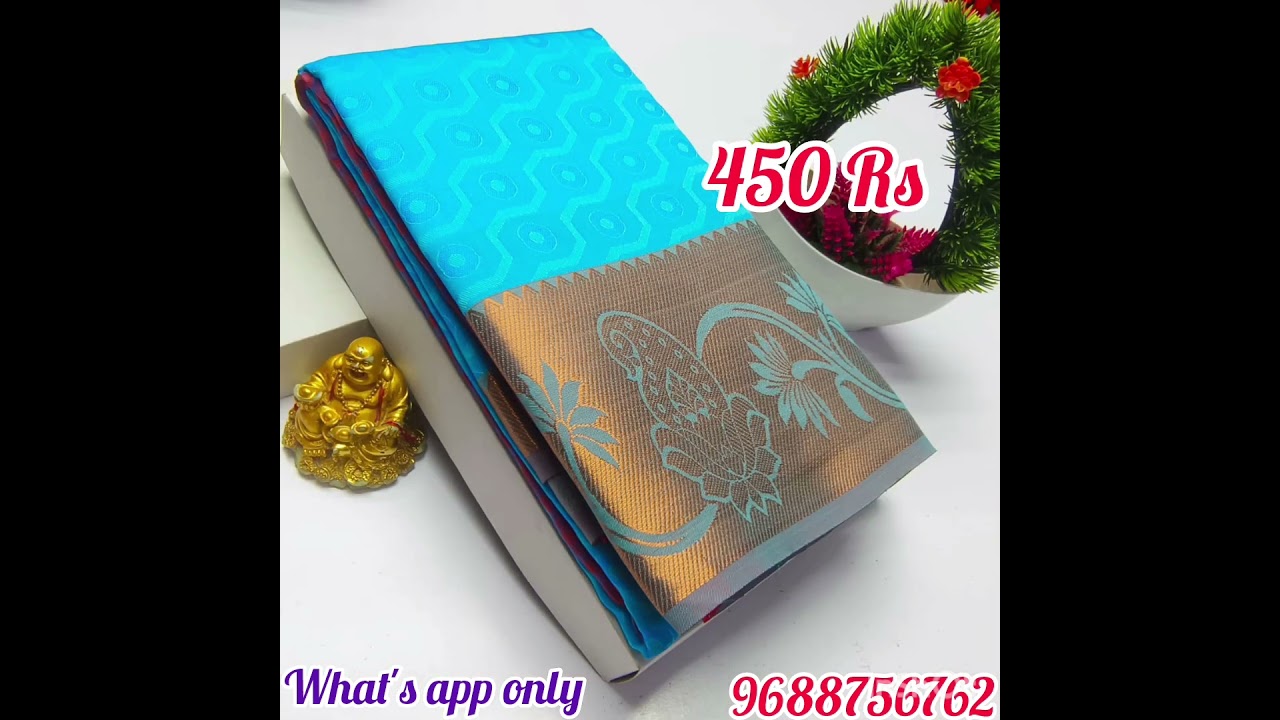 Today Offer Sale Silk sarees with Blouse 450 Rs ship Extra..online payment Only What'sapp 9688756762