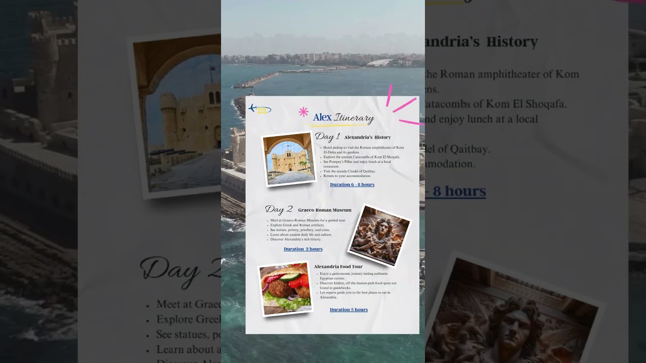Explore Alexandria in 3 Days | Ultimate Free Travel Itinerary Guide!